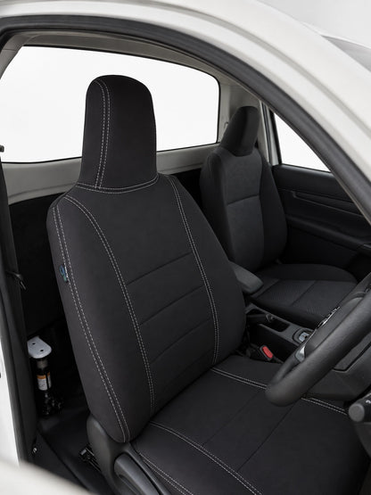 Isuzu Dmax RG Single Cab neoprene car seat covers view of front row