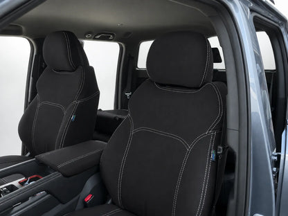 BYD Shark6 neoprene car seat covers front on view
