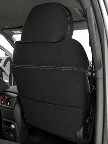 BYD Shark 6 neoprene car seat covers rear drivers seat view