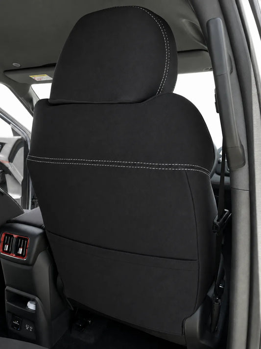 BYD Shark 6 neoprene car seat covers rear drivers seat view
