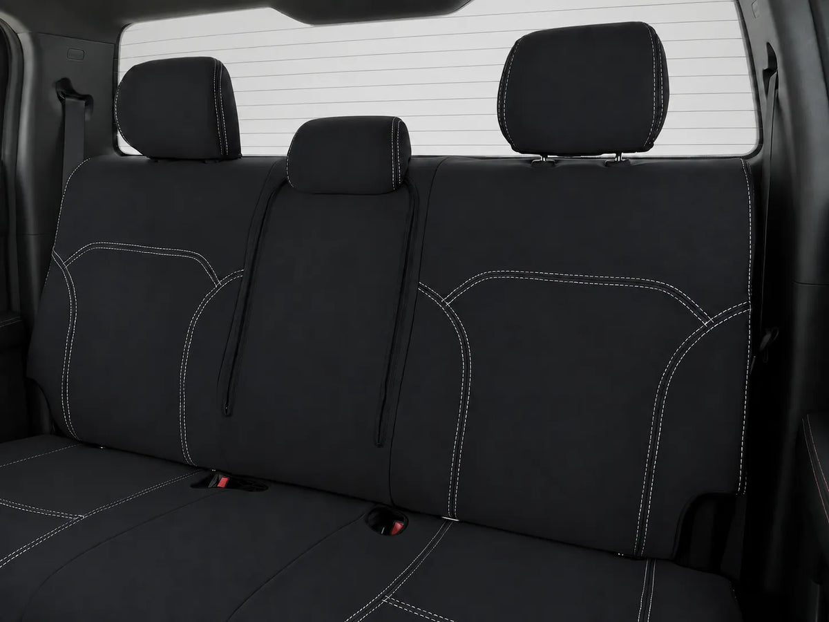 BYD Shark 6 neoprene car seat covers rear view