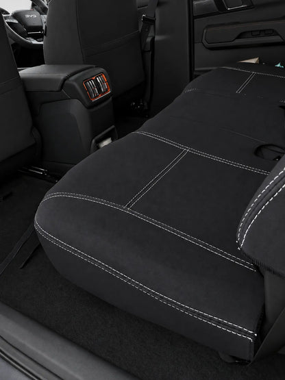 BYD Shark 6 neoprene car seat cover rear cushion view