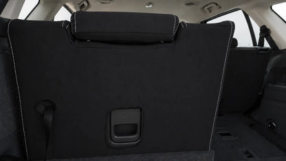 Ford Everest Next Gen Platinum third row neoprene car seat covers rear view of backrest section