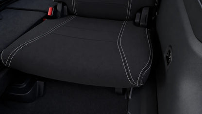Ford Everest Next Gen Platinum third row neoprene car seat cover front view of cushion section