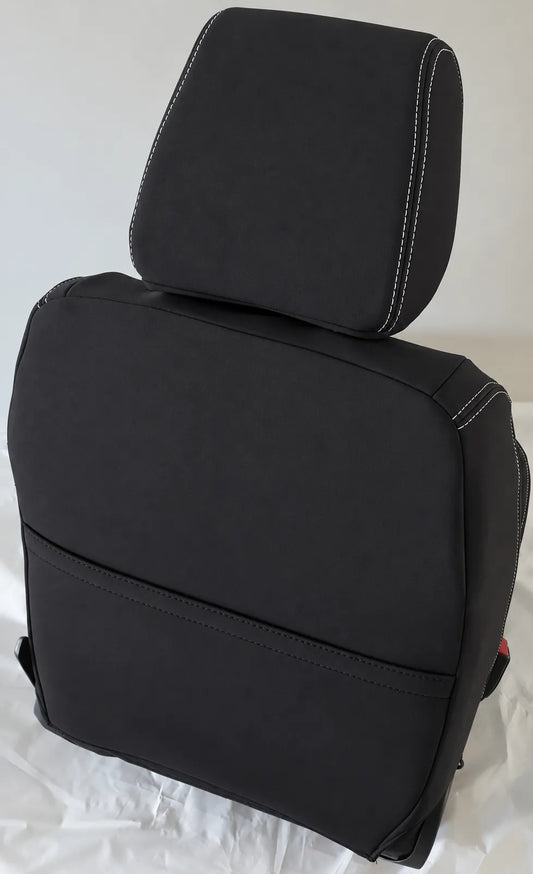 Ford Everest Next Gen Platinum neoprene car seat covers rear view of front seat