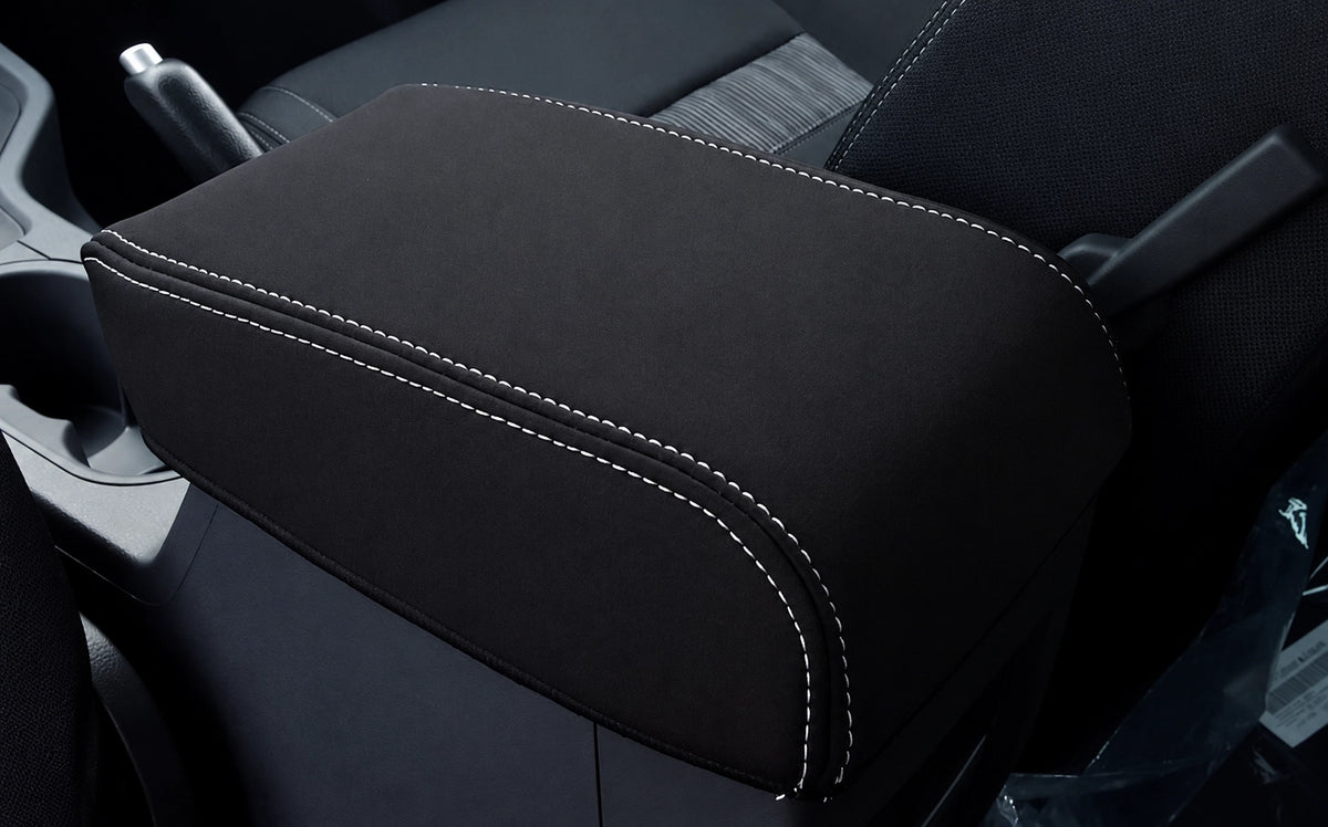 Ford Next Gen Ranger Platinum neoprene center console cover rear view