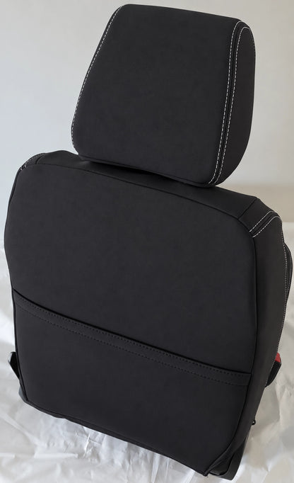 Ford Next Gen Ranger Platinum neoprene car seat covers rear view of passengers seat