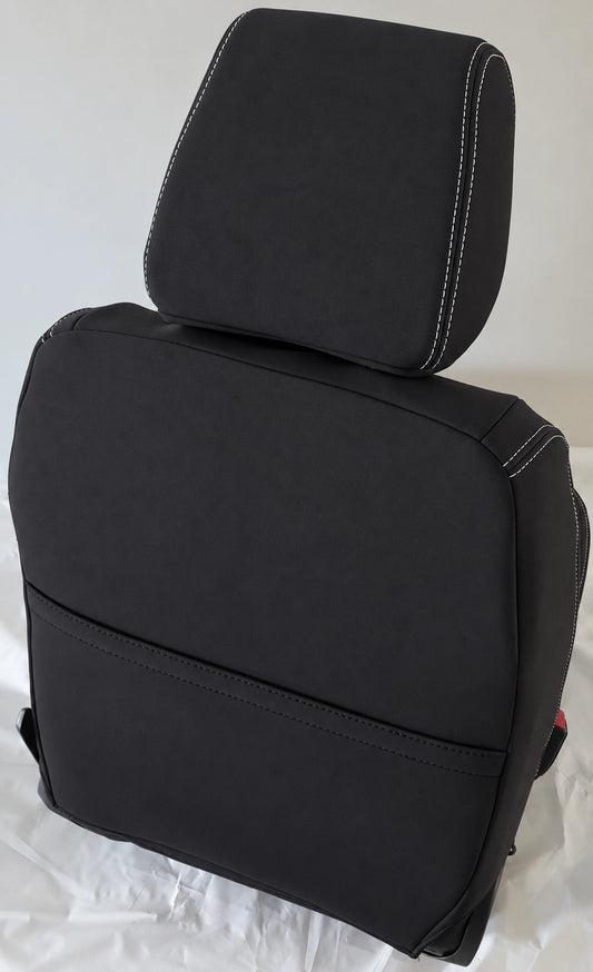 Ford Next Gen Ranger Platinum neoprene car seat covers rear view of passengers seat