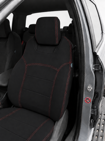 Ford Next Gen Ranger Raptor neoprene car seat covers view of passengers seat