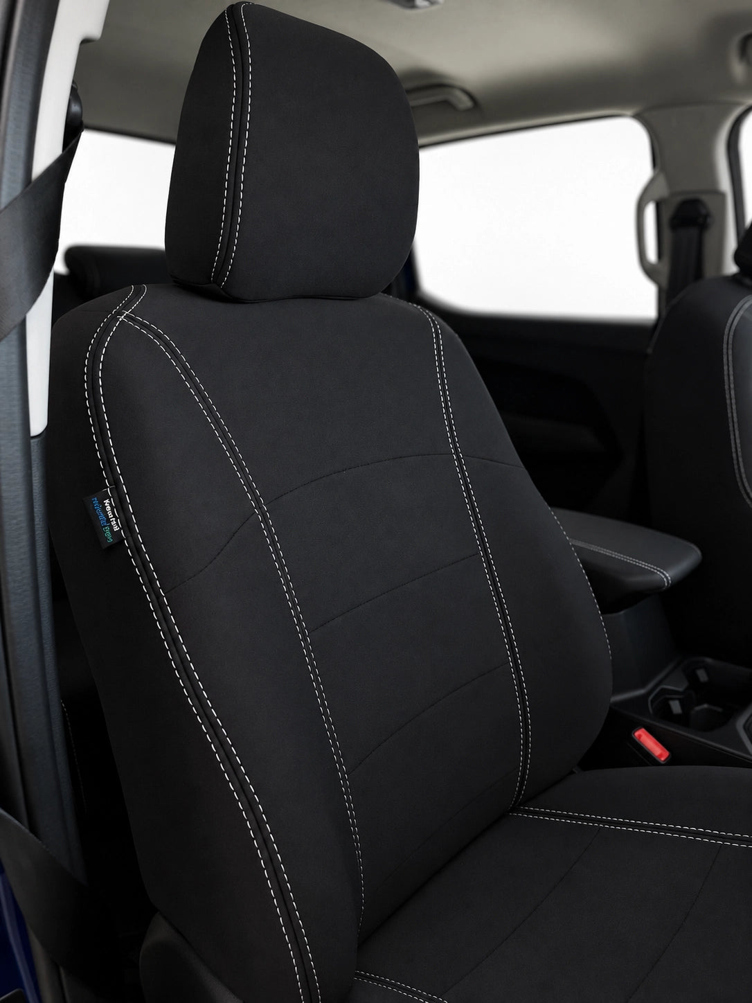 Ford Next Gen Ranger XL/XLS neoprene car seat covers view of front seat