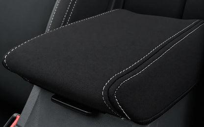 Ford PX3 Ranger neoprene car seat covers front view of center console 