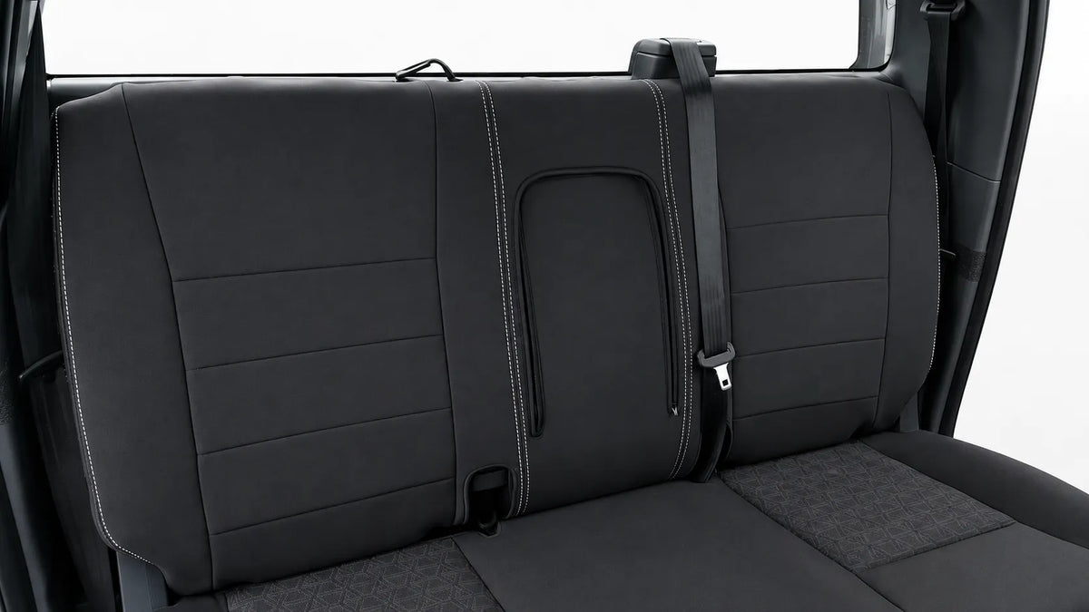 Ford PX3 Ranger neoprene car seat covers front view of second row