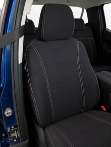 Ford Ranger Super Duty neoprene car seat covers view of front seat