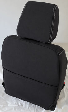 Ford Ranger Super Duty XLT neoprene car seat covers rear view of passengers seat