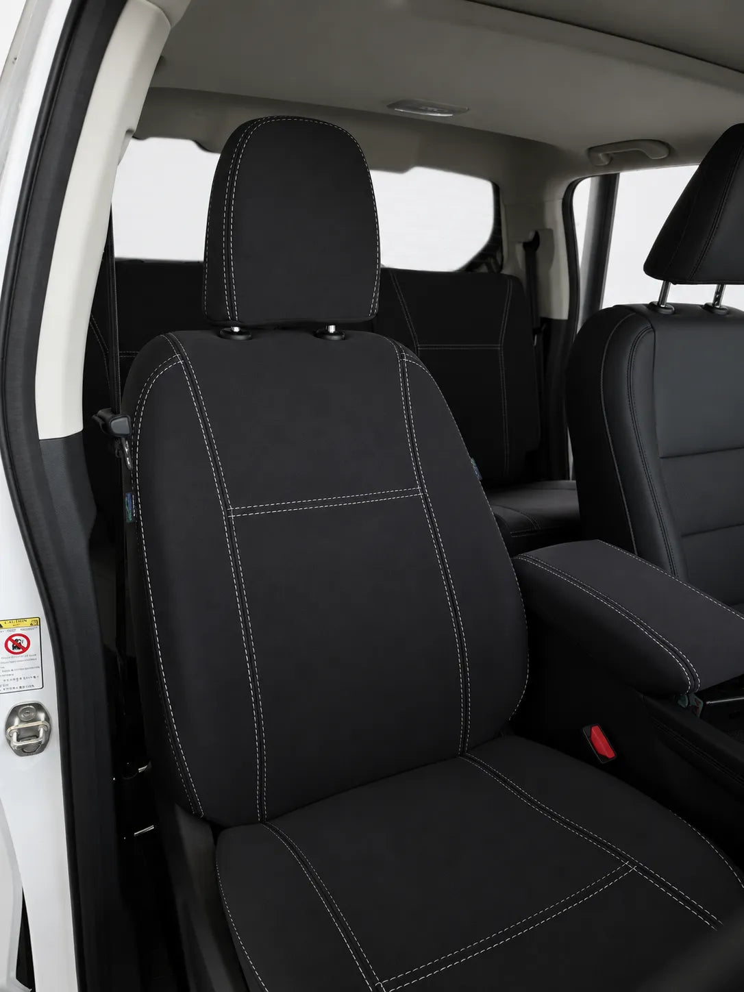 GWM Cannon neoprene car seat covers view of drivers seat