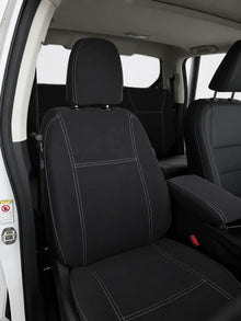 GWM Cannon neoprene car seat covers view of drivers seat