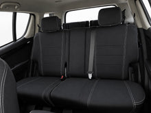 Holden Trailblazer Colorado 7 neoprene car seat covers view of second row