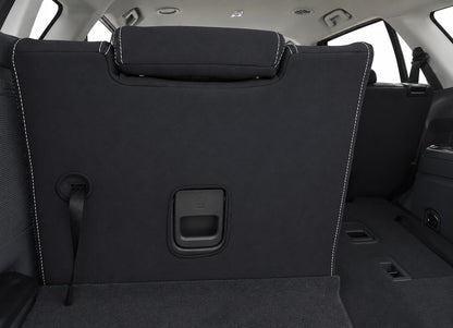 Holden Trailblazer Colorado 7 neoprene car seat covers rear view of third row backrest