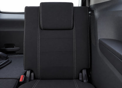 Holden Trailblazer Colorado 7 neoprene car seat covers view of third row backrest