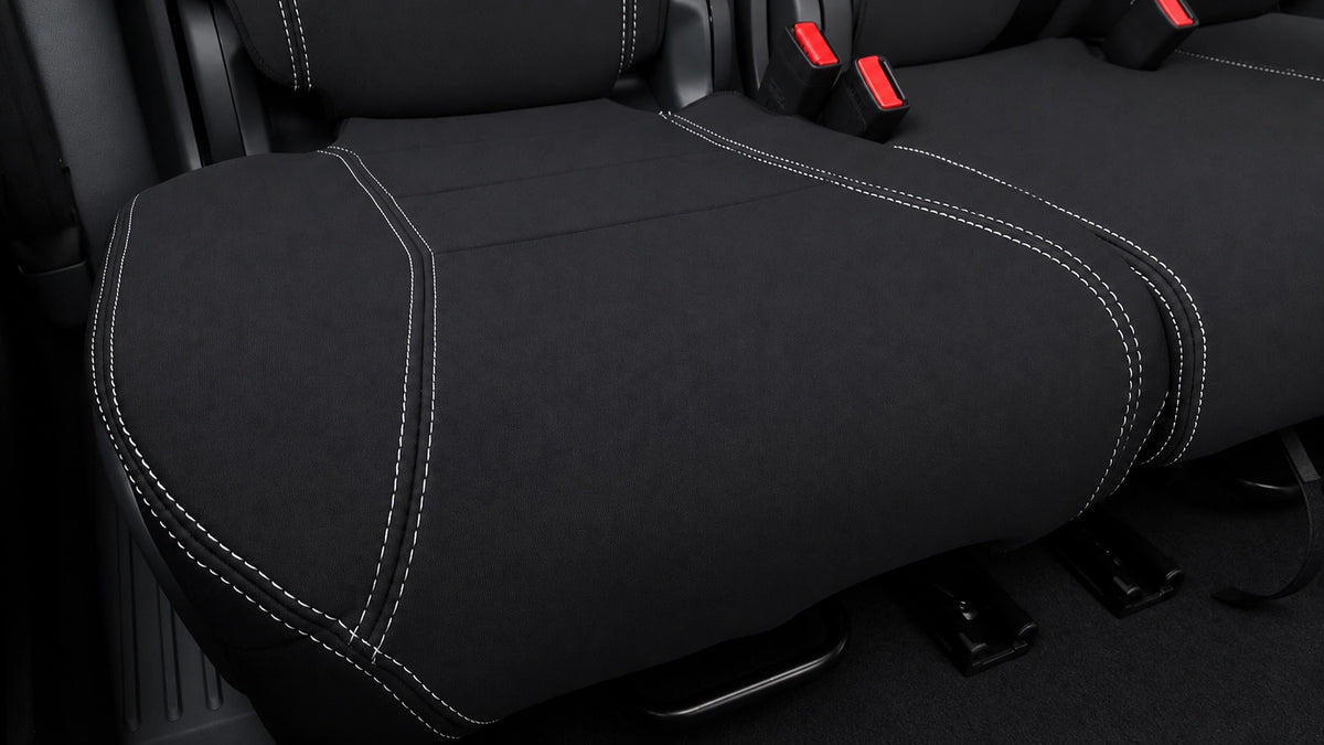 Holden Trailblazer Colorado 7 neoprene car seat covers view of cushion section