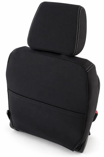 Isuzu Dmax RG neoprene car seat covers rear view of passenger seat