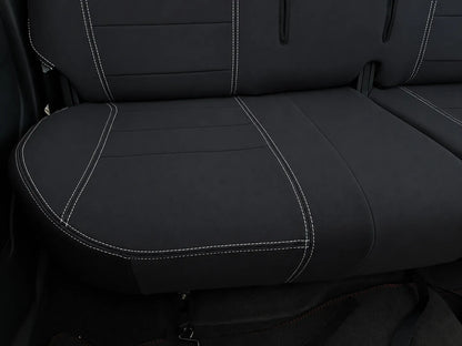Isuzu Dmax RG neoprene car seat covers view of cushion section