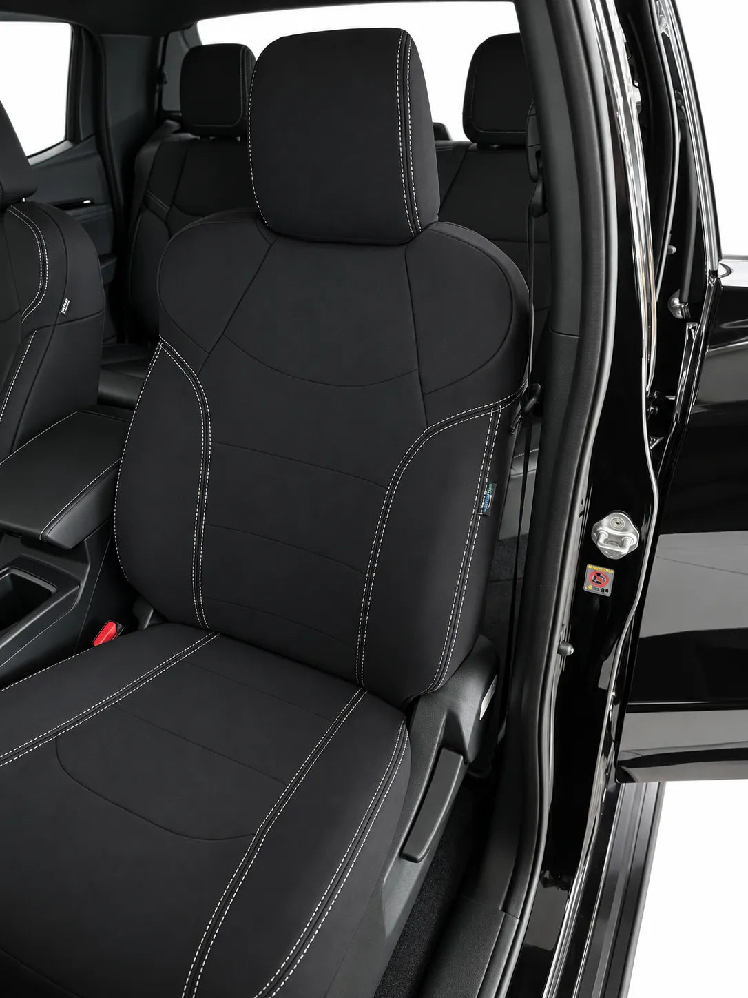 Isuzu Dmax RG/SX neoprene car seat covers view of passengers seat