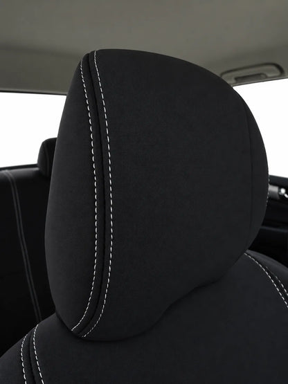 Isuzu Dmax RG/SX neoprene car seat covers view of headrest