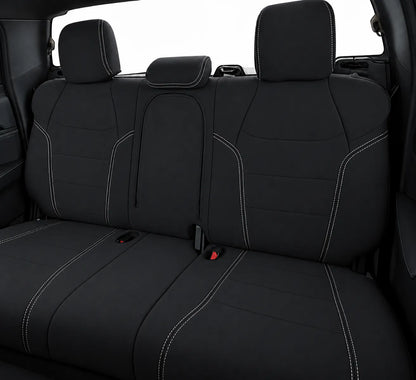 Isuzu Dmax RG/SX neoprene car seat covers view of second row
