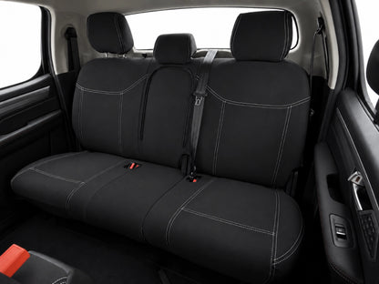 Jac T9 neoprene car seat covers view of second row