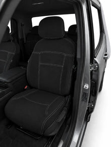 Kia Tasman S/SX/SX+ neoprene car seat covers view of passengers seat