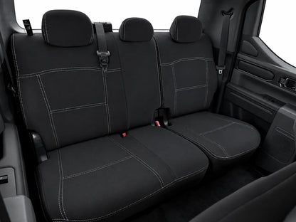 Kia Tasman S/SX/SX+ neoprene car seat covers view of second row