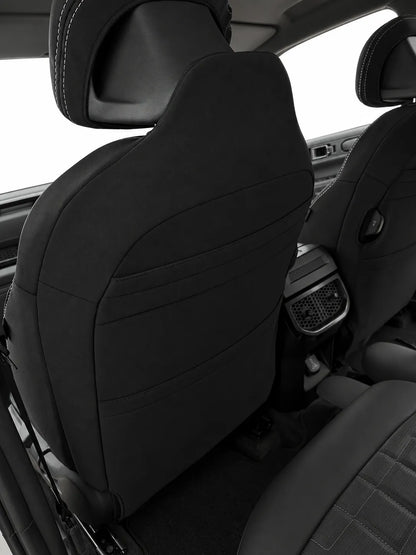 Kia Tasman S/SX/SX+ neoprene car seat covers rear view of passengers seat