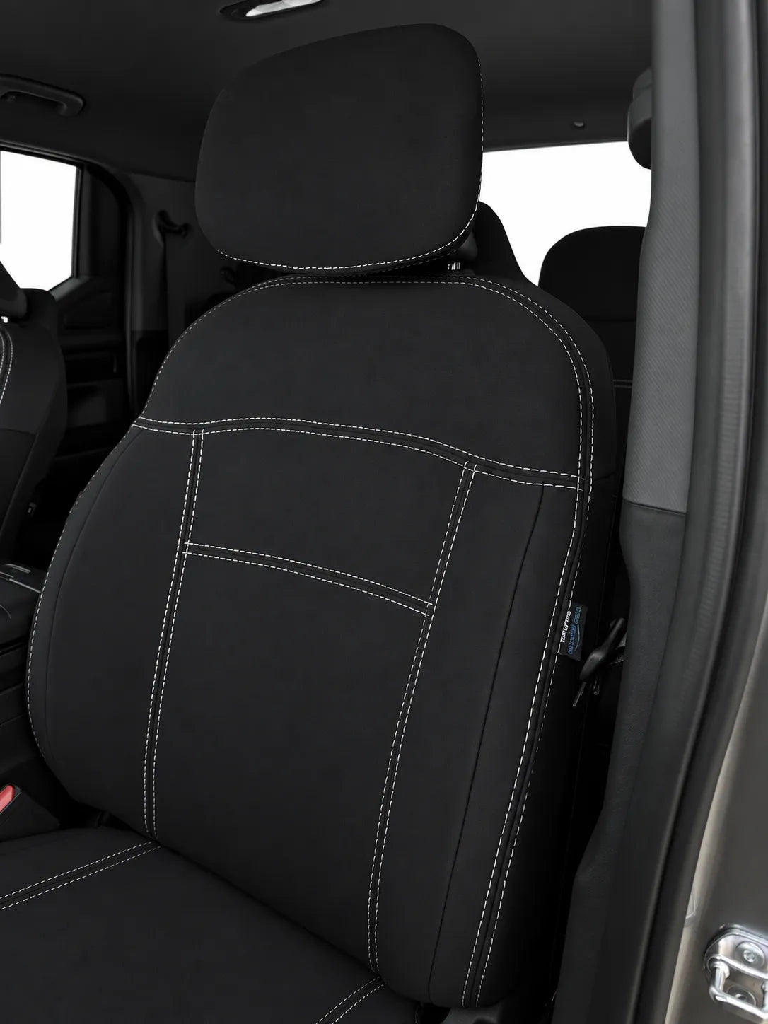 Kia Tasman S/SX/SX+ neoprene car seat covers view of passengers section