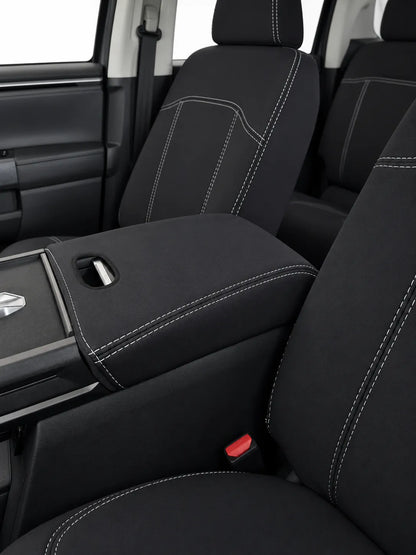 LDV Terron9 Evolve neoprene car seat covers view of center console
