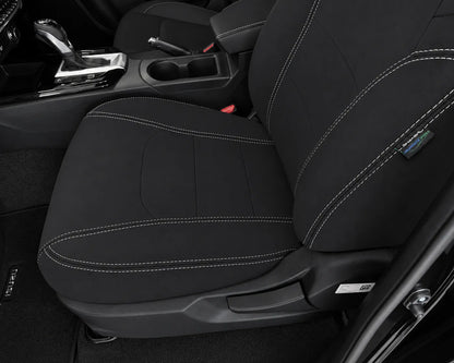 Mazda BT50 TF neoprene car seat covers view of front seat cushion section