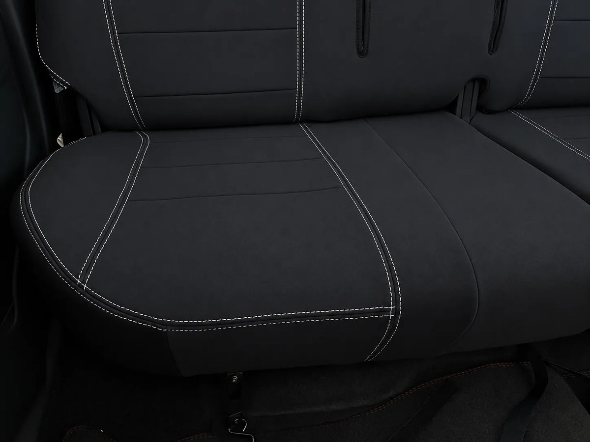 Mazda BT50 TF neoprene car seat covers view of second row cushion section