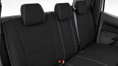 Mazda BT50 UP neoprene car seat covers view of second row
