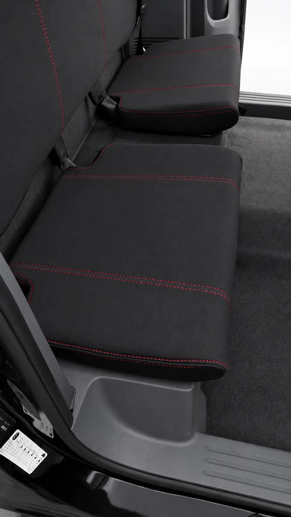 Mazda BT50 UP neoprene car seat covers view of second row cushion