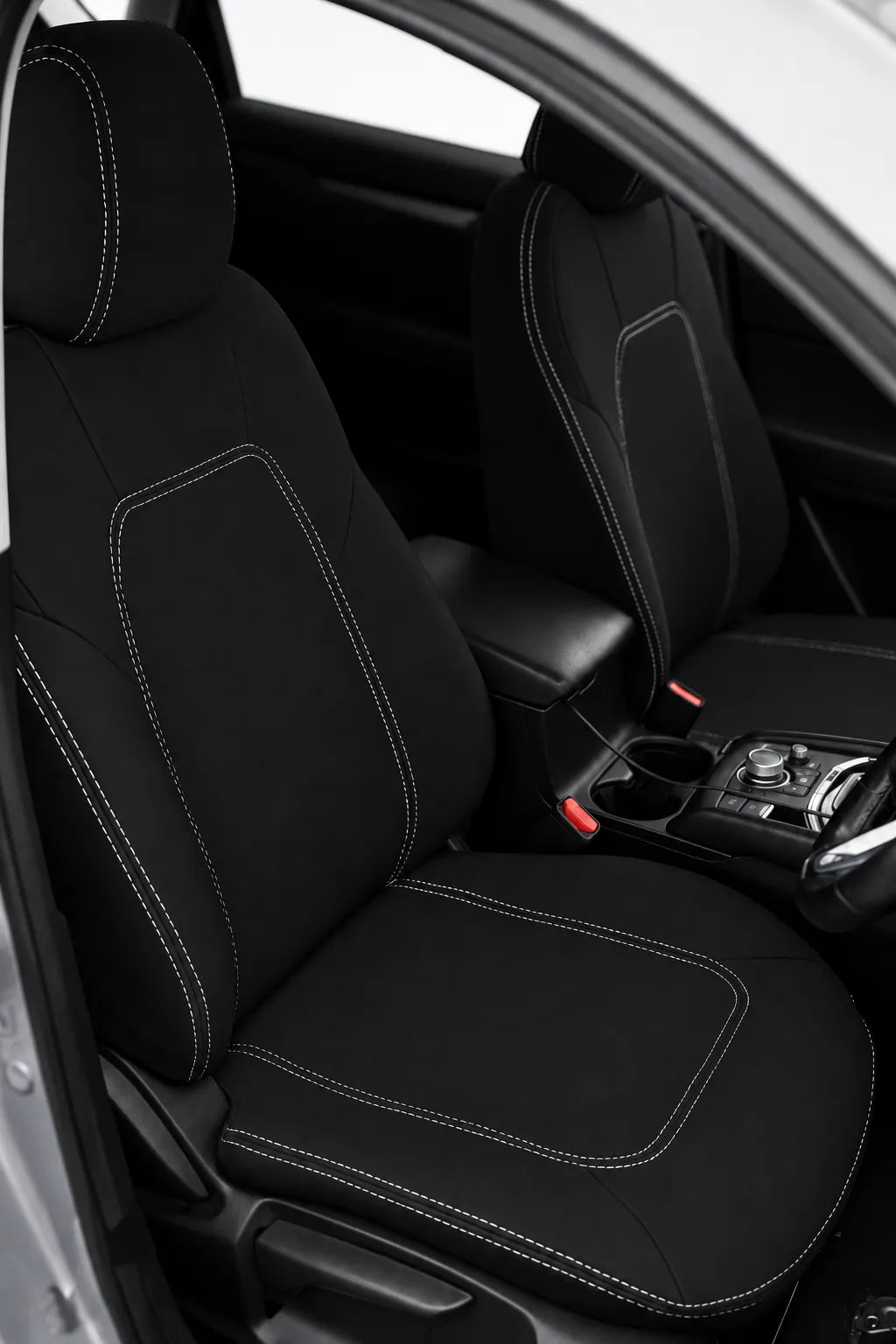 Mazda CX5 CX/KF series neoprene car seat covers view of front seats