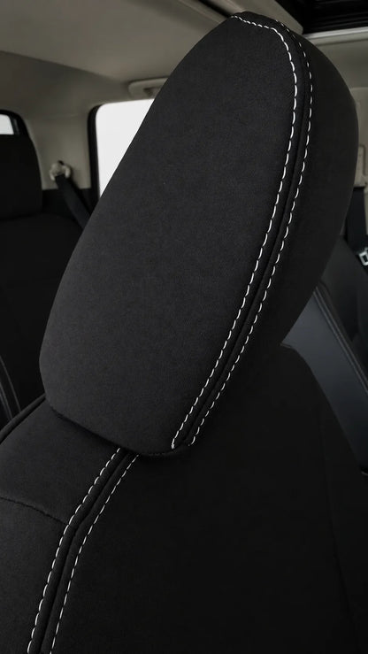 Nissan Navara NP300/D23 neoprene car seat covers view of front seat headrest