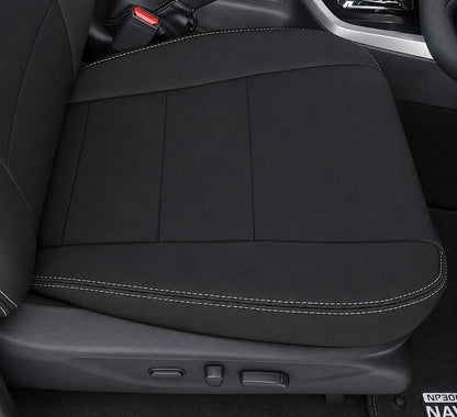 Nissan Navara NP300/D23 series 3&4 neoprene car seat covers view of drivers cushion section