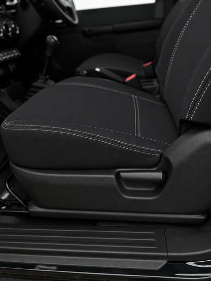 Suzuki Jimny 4th Gen Gj 5 DOOR Neoprene car seat covers view of front seat cushion