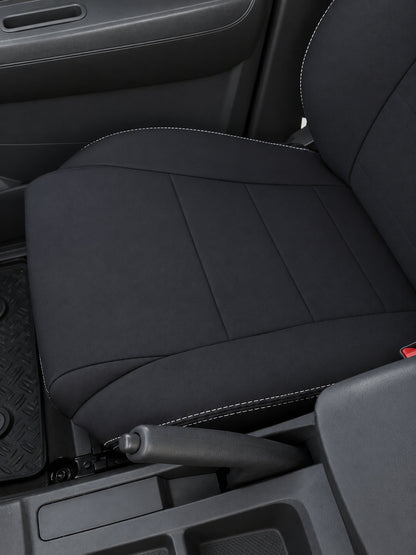 Toyota Hilux N70 neoprene car seat covers view of drivers cushion