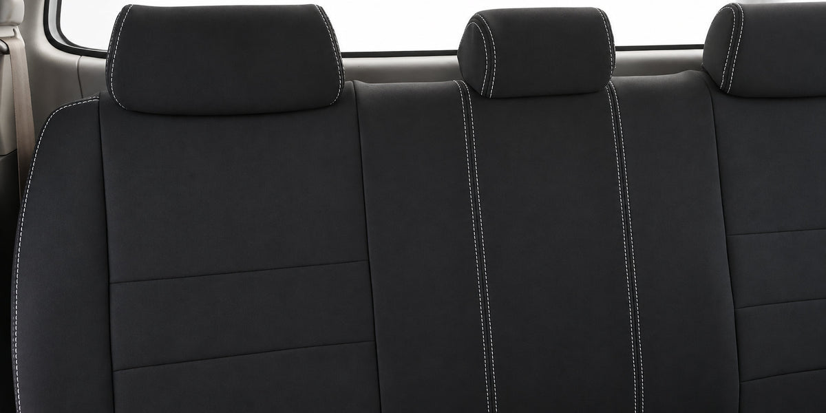 Toyota Hilux N70 neoprene car seat covers view of second row