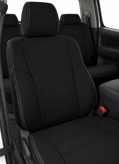 Toyota Hilux N70 neoprene car seat covers view of front row