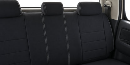 Toyota Hilux N70 without airbags neoprene car seat covers view of second row