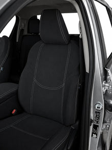 Toyota Hilux N90 SR neoprene car seat covers view of front seat