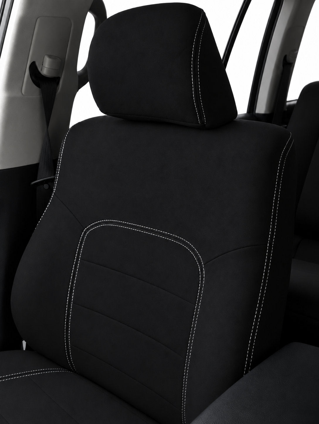 Toyota Landcruiser 200 Series GX GXL neoprene car seat covers view of front 