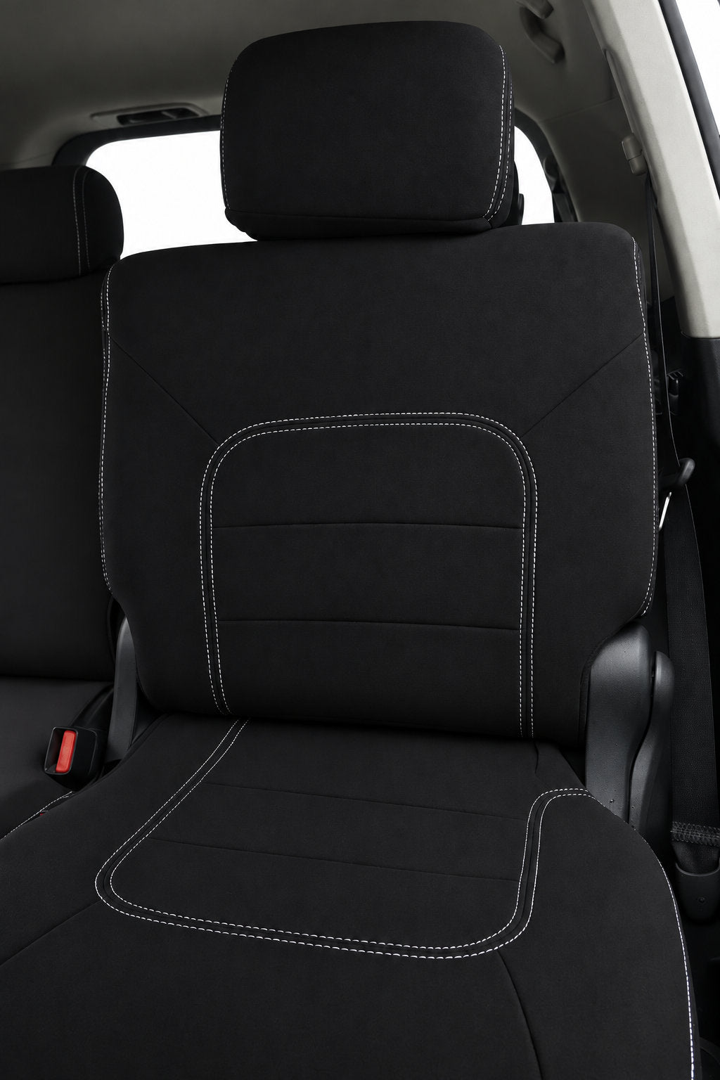 Toyota Landcruiser 200 Series GX GXL neoprene car seat covers view of second row